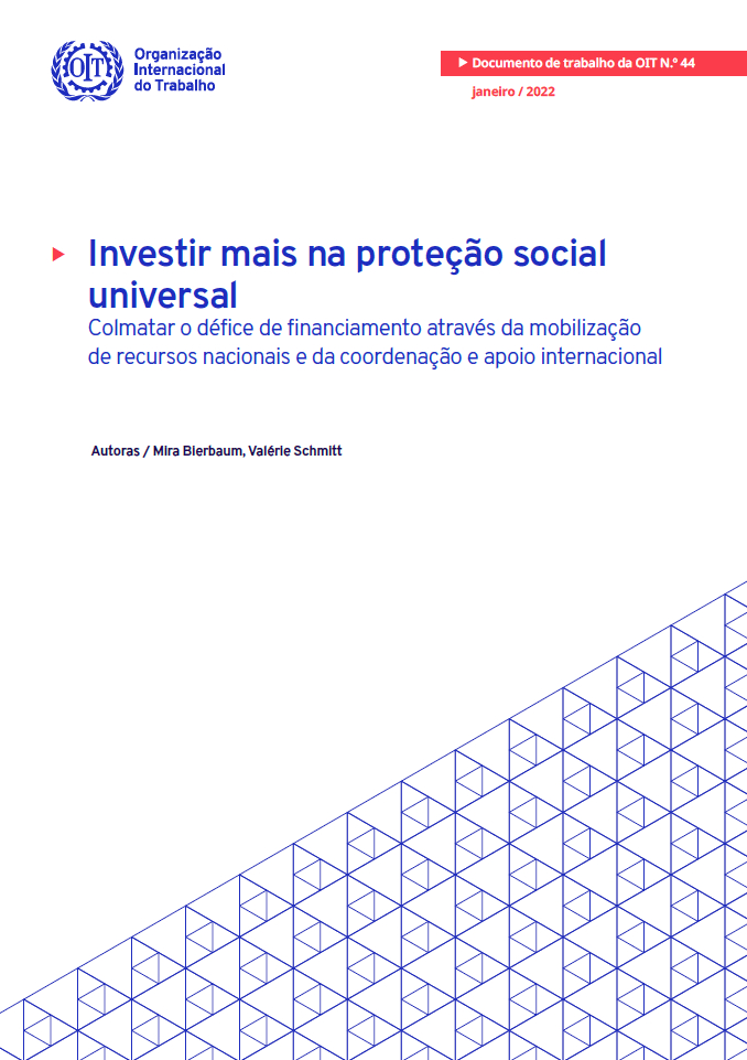Capa Investir mais na proteção social universal